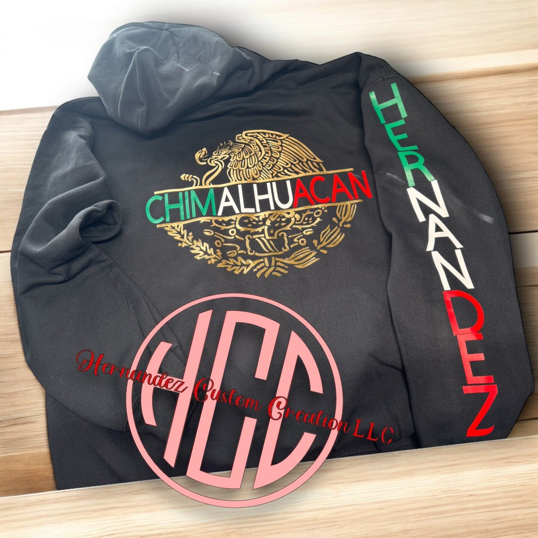MEXICO ESCUDO HOODIE (PERSONALIZED)