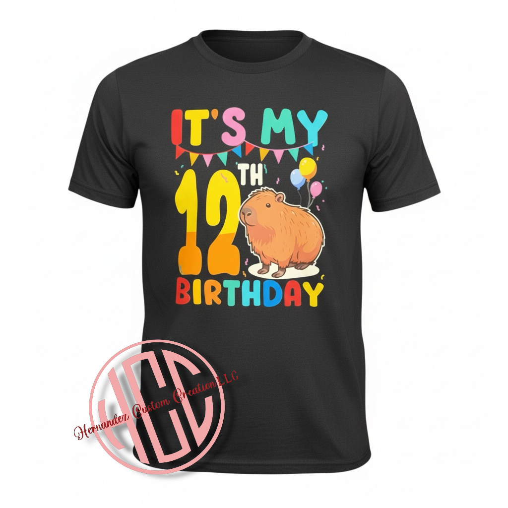 CAPYBARA BIRTHDAY (BOY)