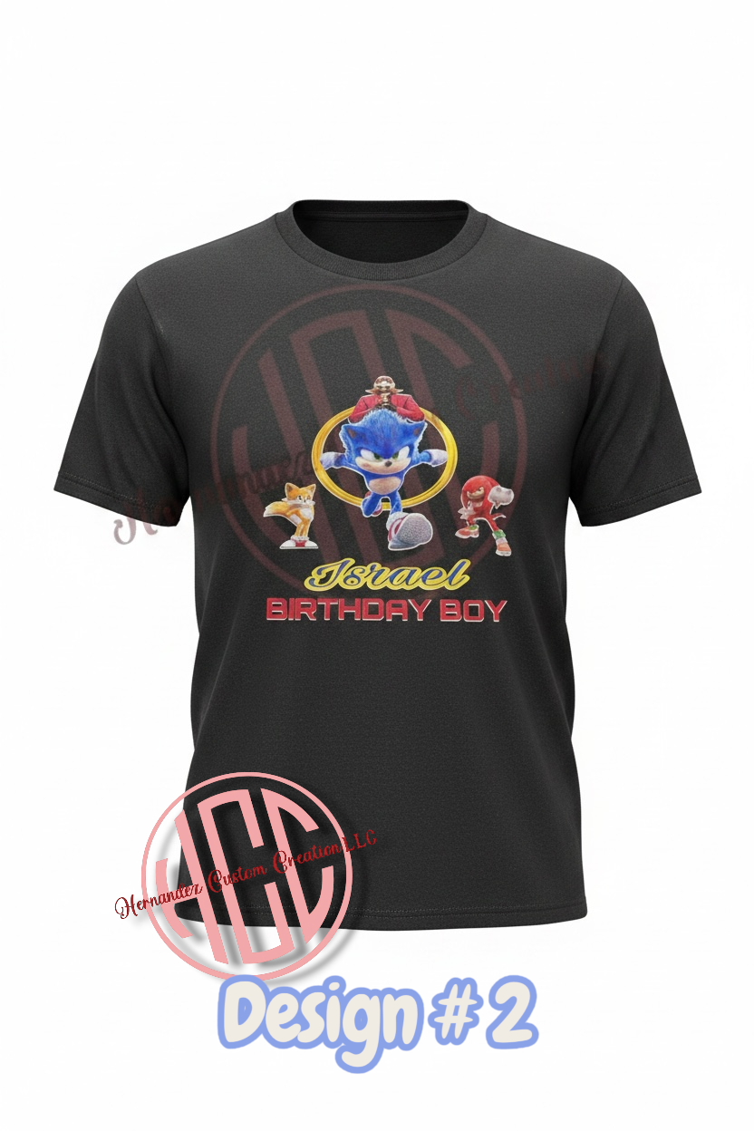 Sonic Birthday Shirt