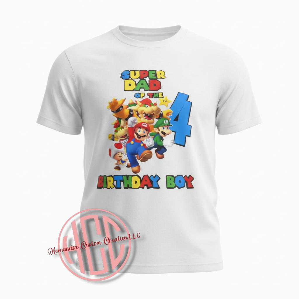 SUPER MARIO BIRTHDAY (FAMILY MATCHING)