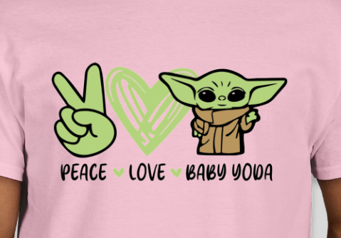 PEASE, LOVE , BABY YODA