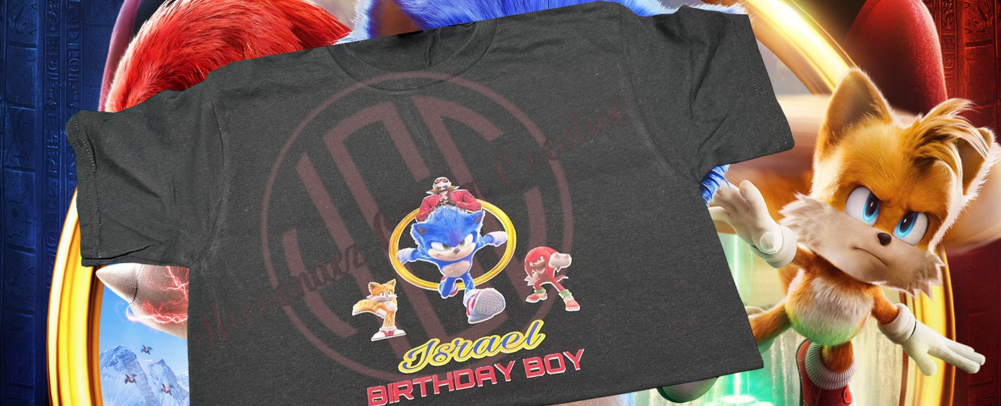Sonic Birthday Shirt