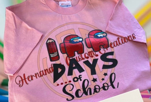 100 days of school among us