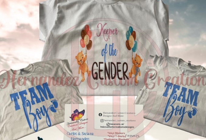 KEEPER OF THE GENDER (TEAM BOY OR GIRL)