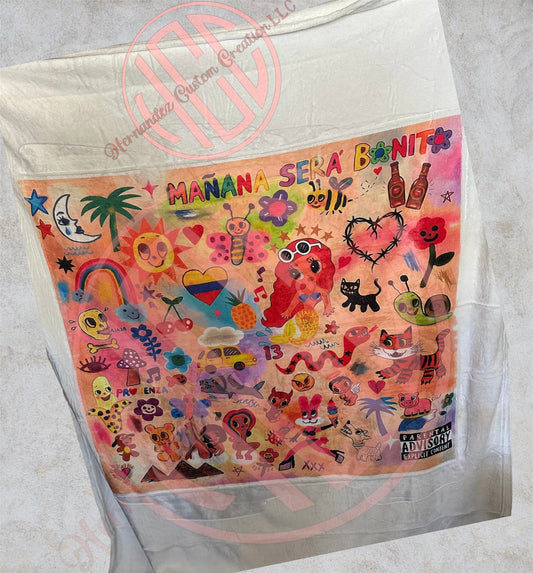 Karol G customize blanket