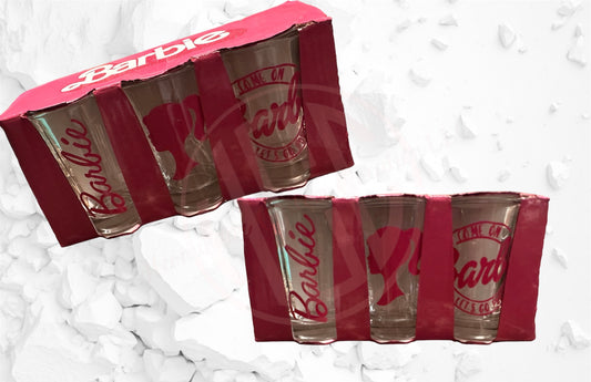 Barbie shot glasses