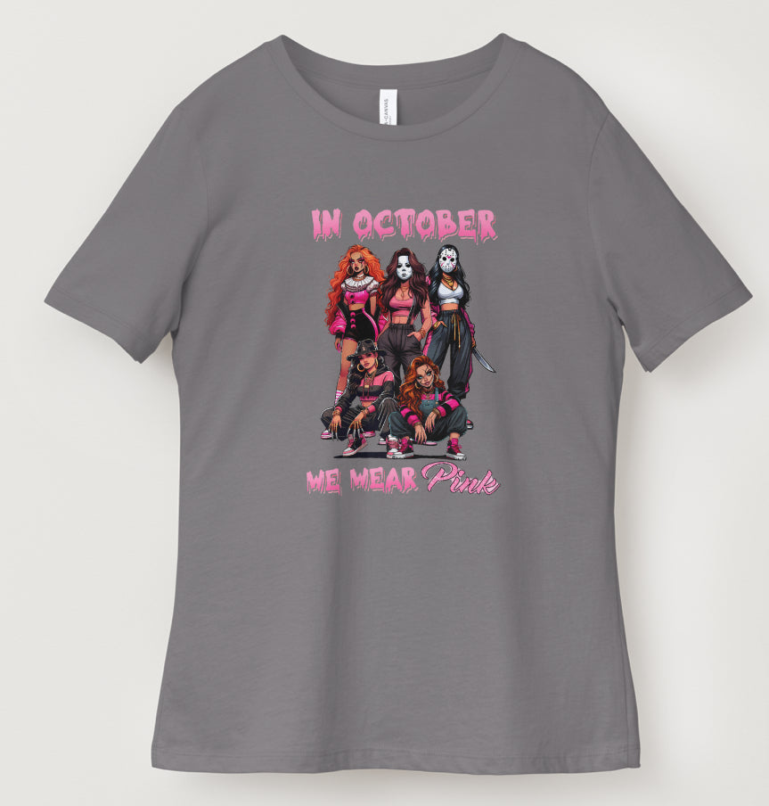 IN OCTOBER WE WEAR PINK