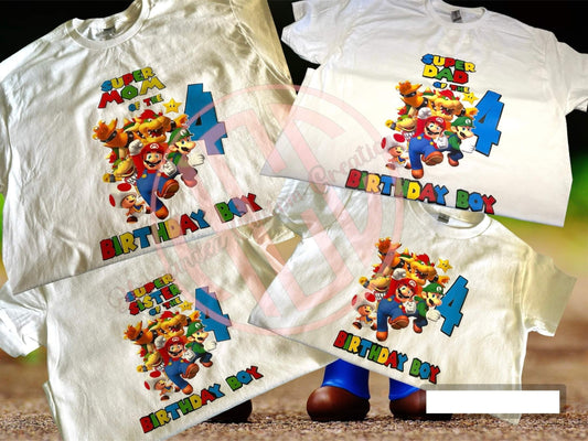 SUPER MARIO BIRTHDAY (FAMILY MATCHING)