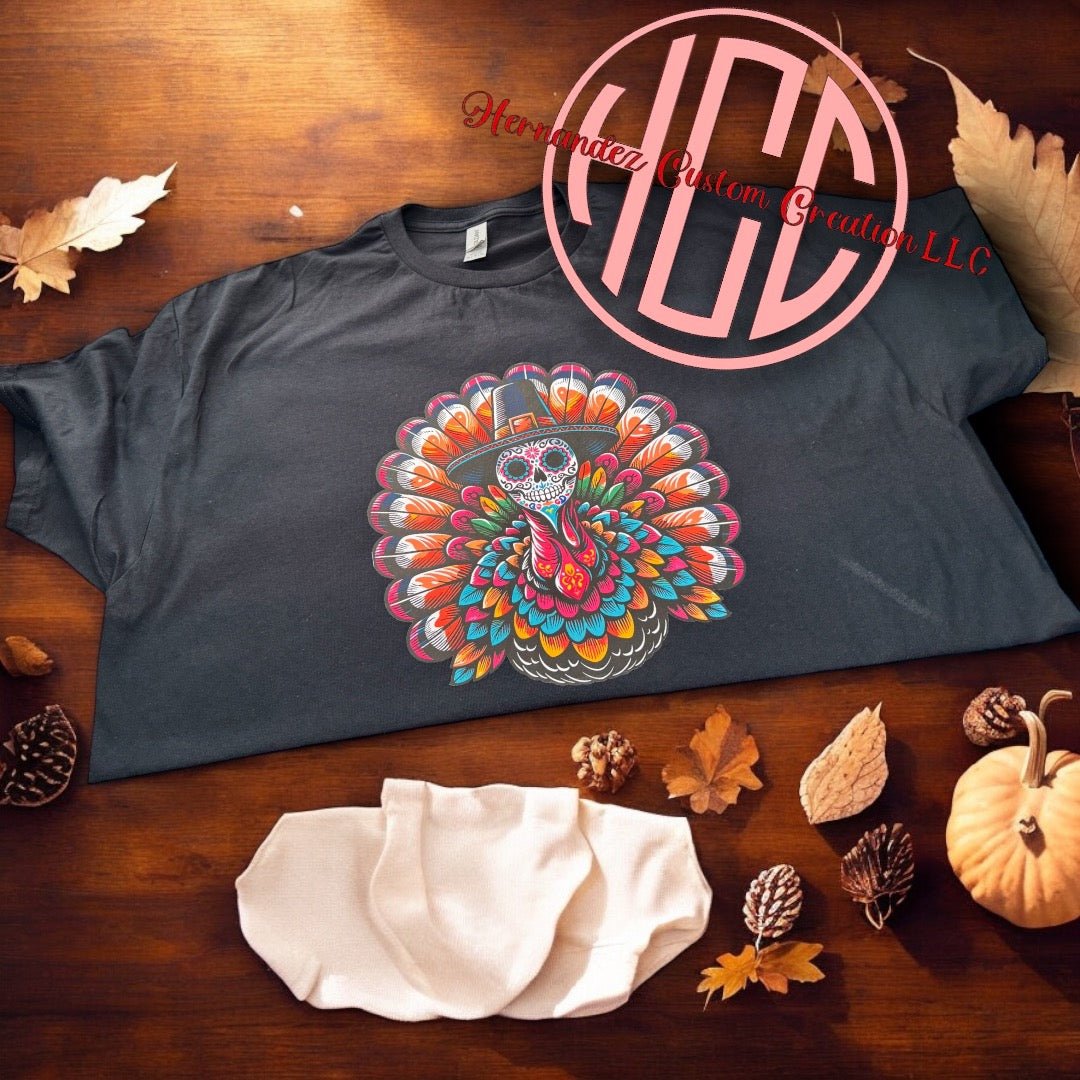 Sugar Skull Thanksgiving Turkey