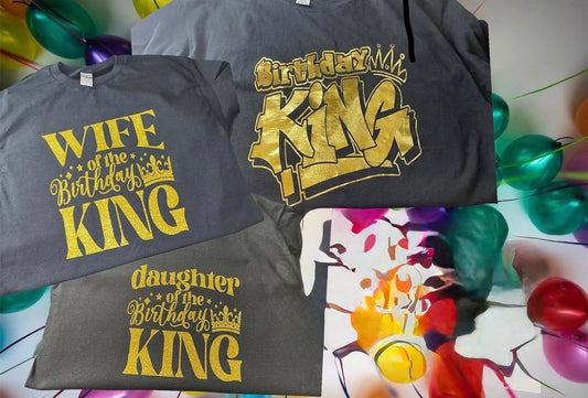 KING BIRTHDAY T-SHIRTS