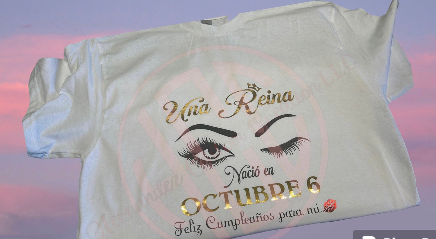 UNA REINA NACIO EN OCTUBRE