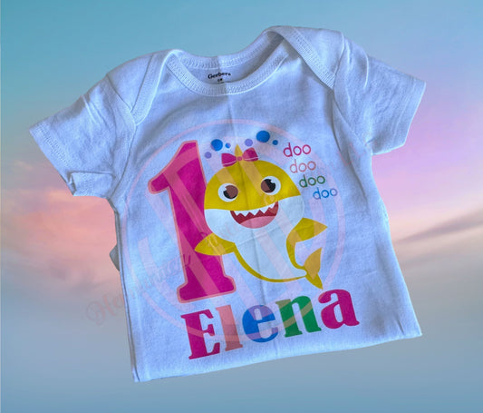 BABY SHARK BIRTHDAY T-SHIRT/ONESIE