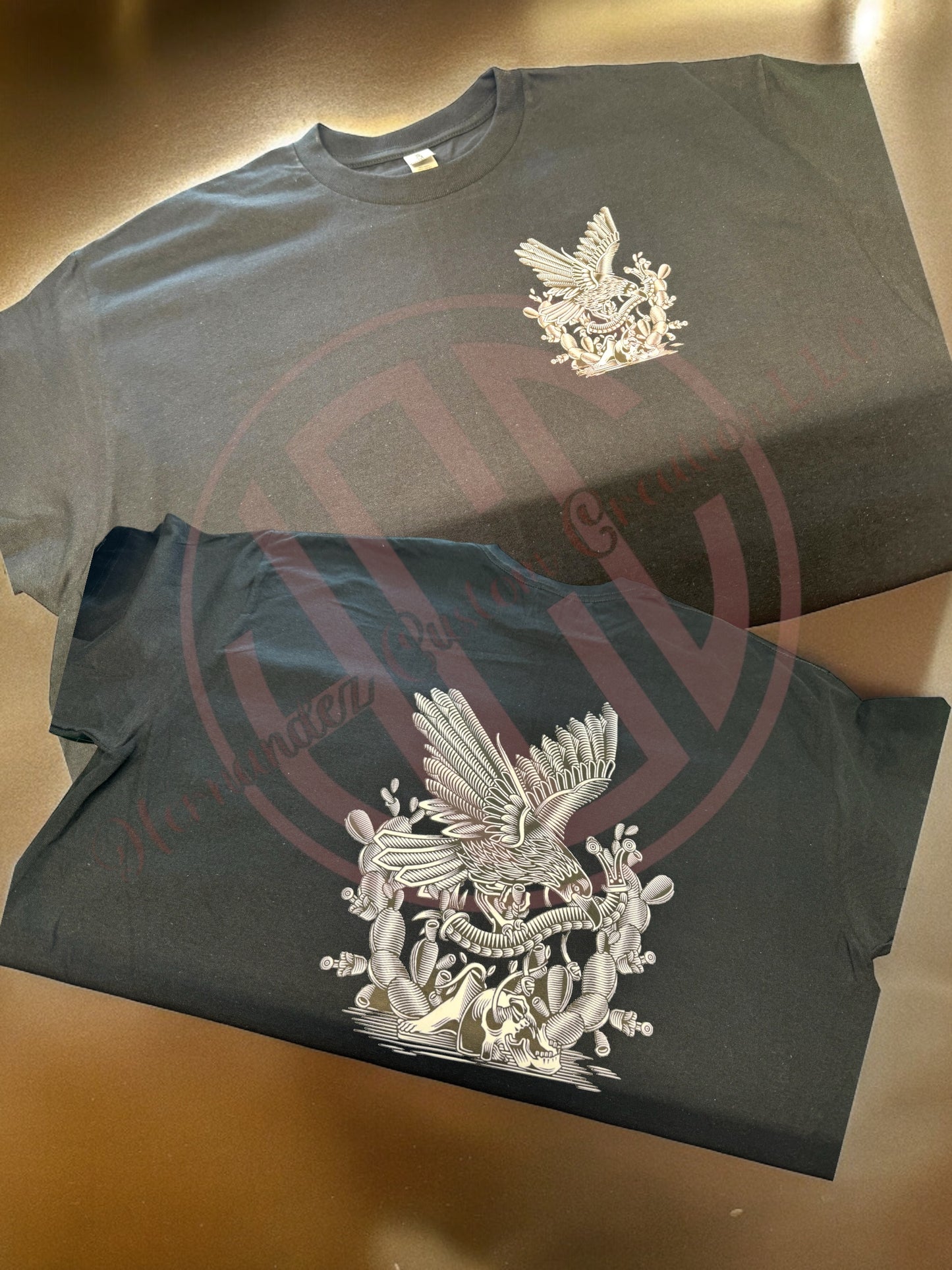 EAGLE, CACTUS AND SNAKE