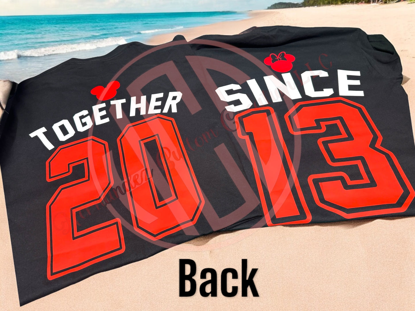 TOGETHER SINCE... COUPLES SET