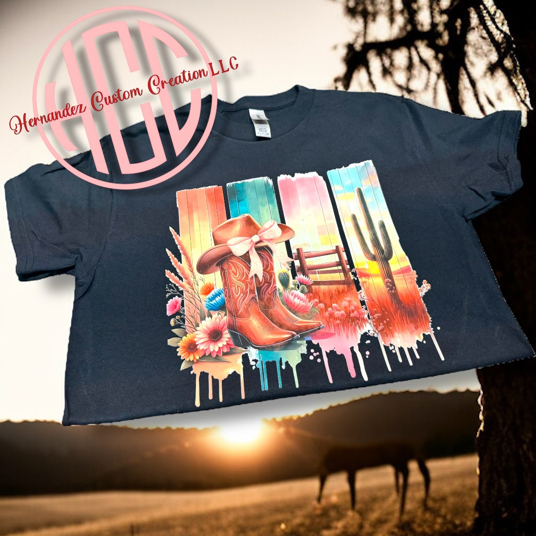 WESTERN COQUETTE COWGIRL BOOTS & HAT