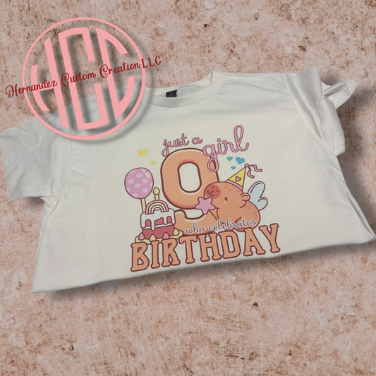 CAPYBARA BIRTHDAY (GIRL)