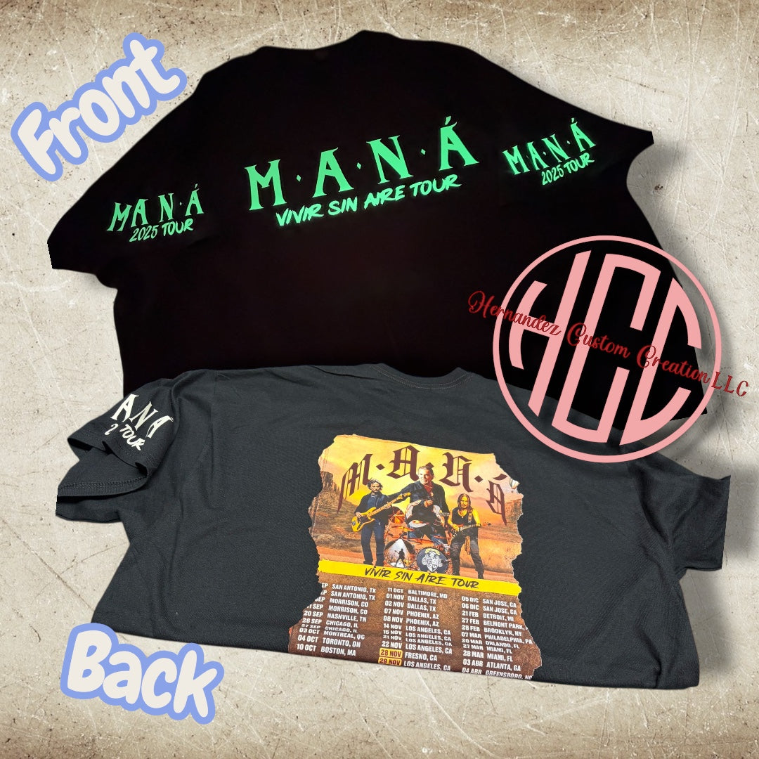 MANA... VIVIR SIN AIRE TOUR 2025/2026 GLOW IN THE DARK