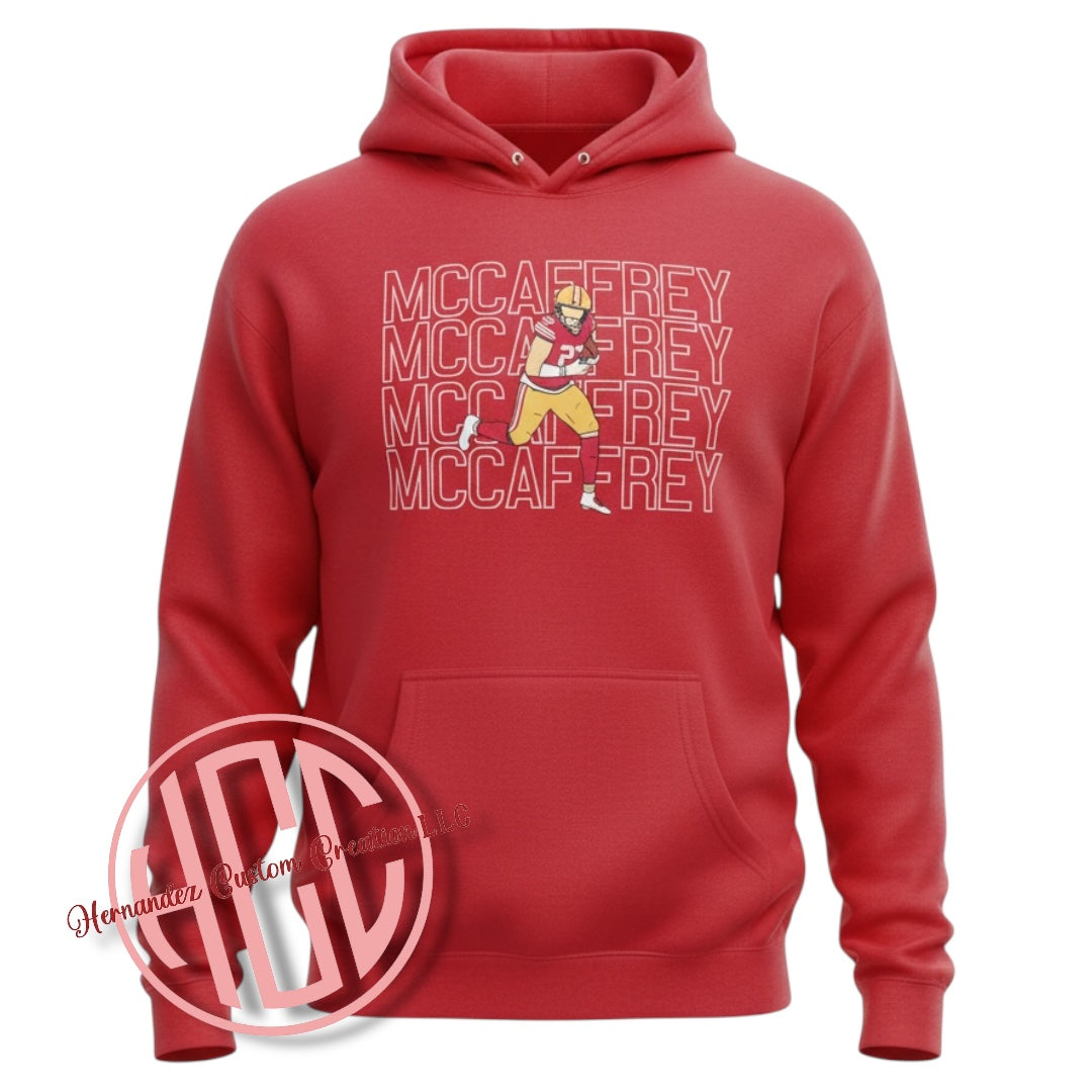 MCCAFFREY #23 HOODIE SF 49ERS