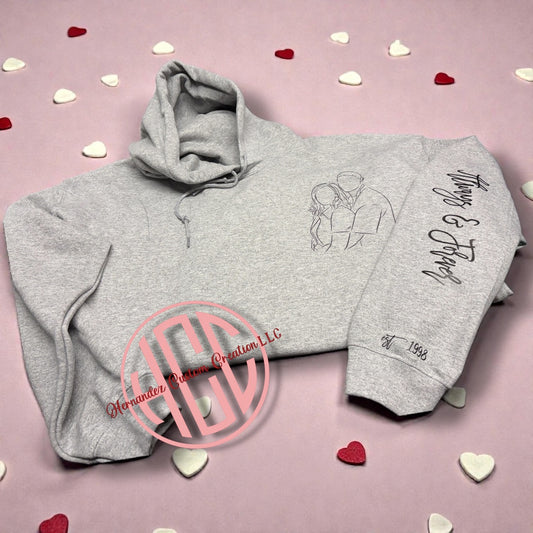 FOREVER AND ALWAYS COUPLES HOODIE