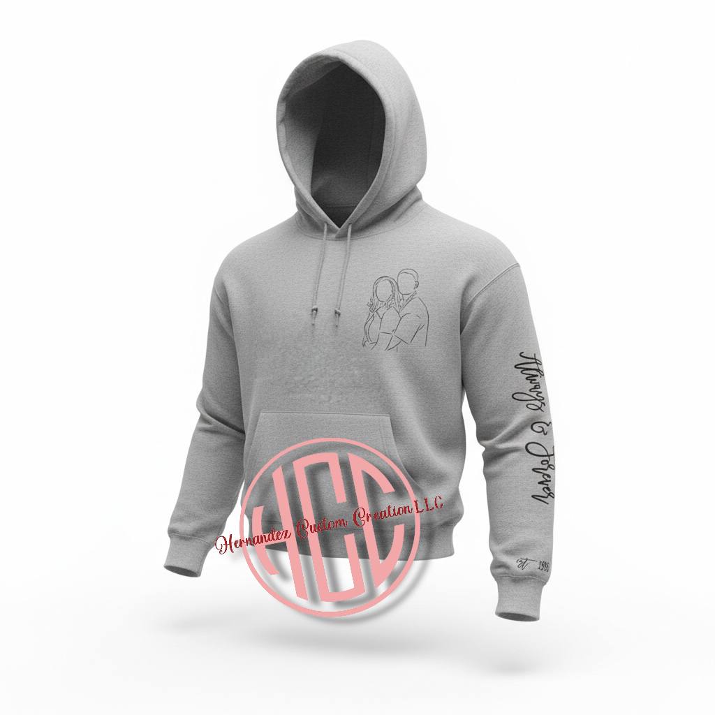 FOREVER AND ALWAYS COUPLES HOODIE