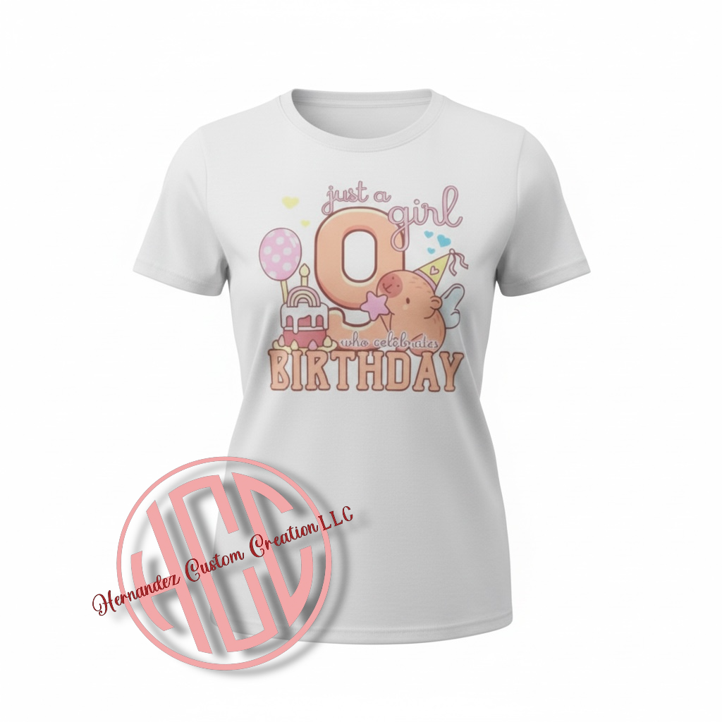 CAPYBARA BIRTHDAY (GIRL)
