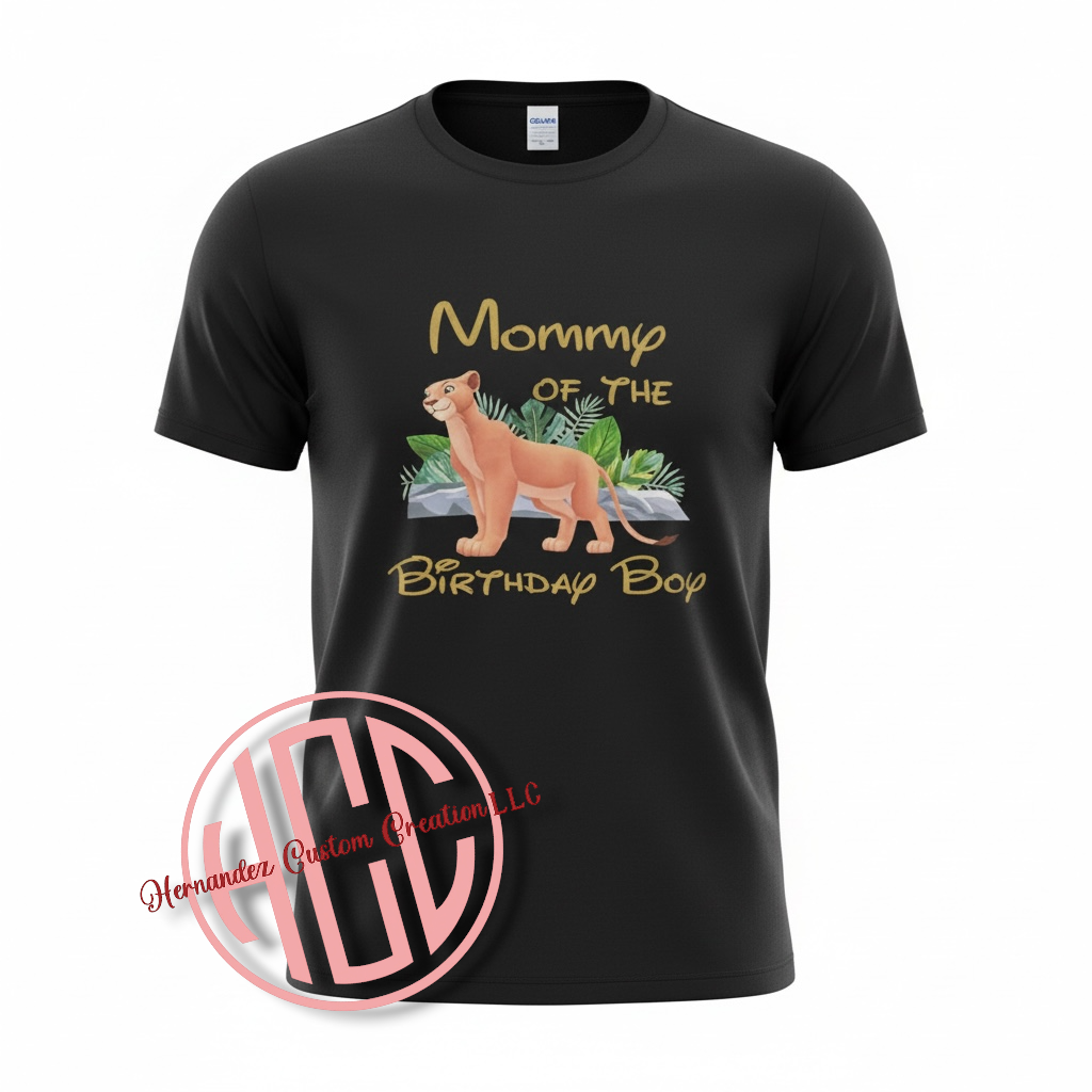 LION KING BIRTHDAY SHIRTS (FAMILY MATCHING)