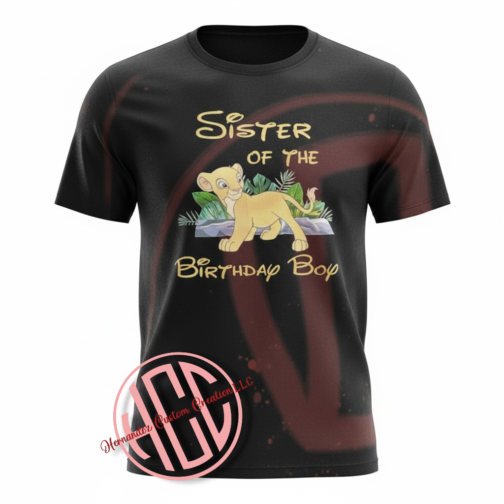 LION KING BIRTHDAY SHIRTS (FAMILY MATCHING)