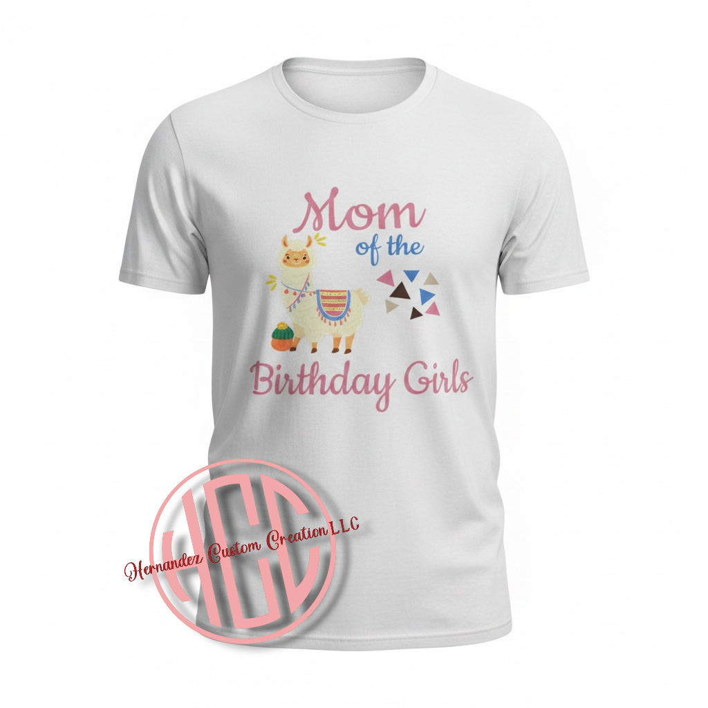 LLAMA BIRTHDAY SHIRTS (FAMILY MATCHING)