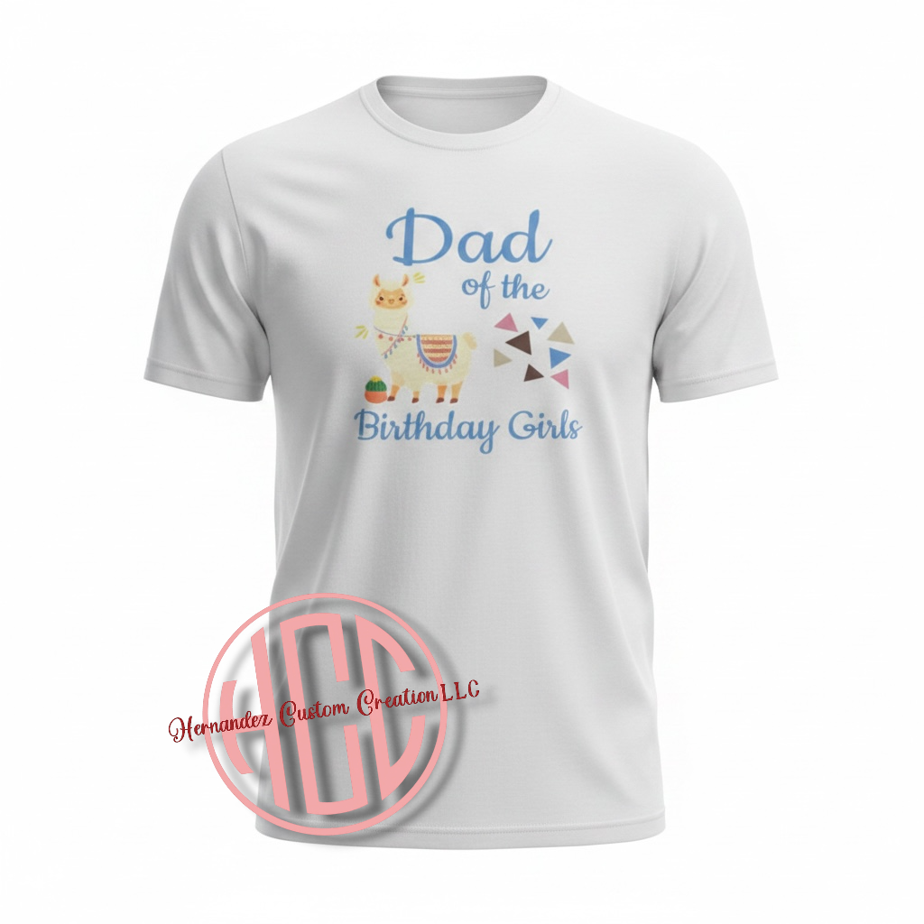 LLAMA BIRTHDAY SHIRTS (FAMILY MATCHING)