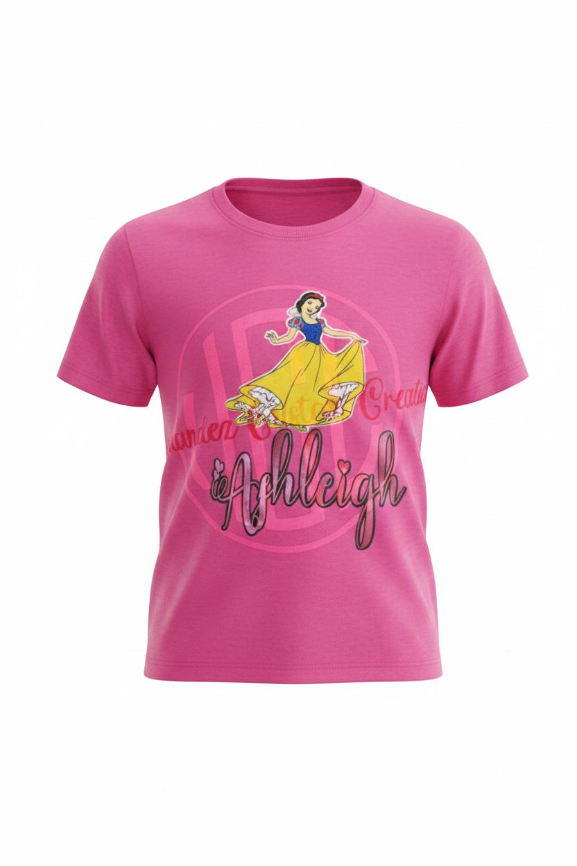 SNOW WHITE WITH PERSONALIZED NAME