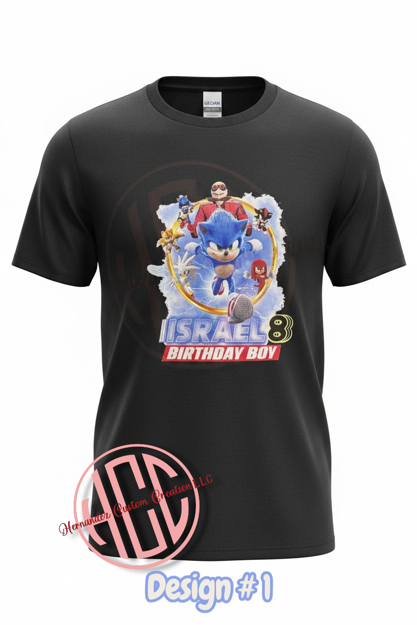 Sonic Birthday Shirt