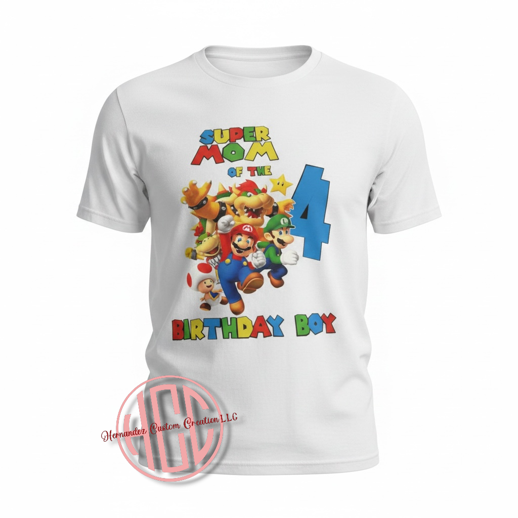 SUPER MARIO BIRTHDAY (FAMILY MATCHING)