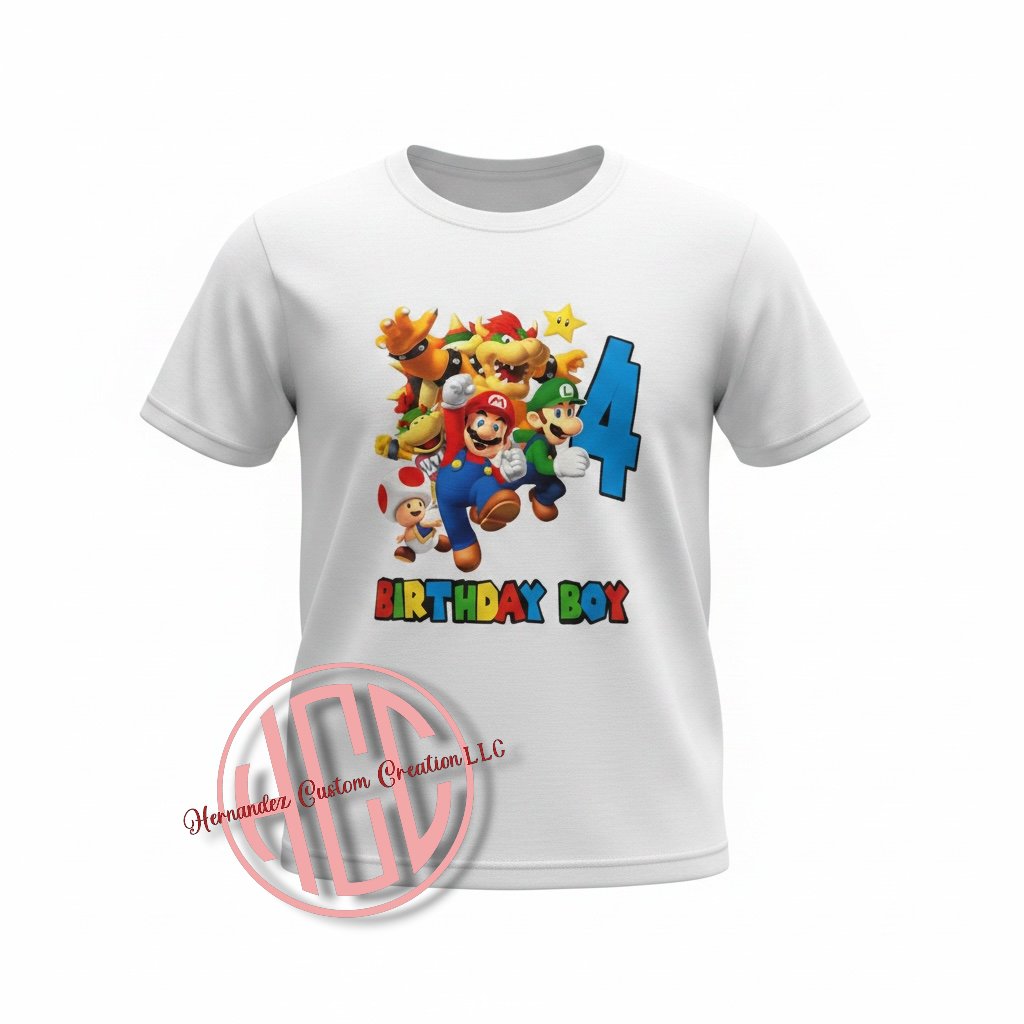 SUPER MARIO BIRTHDAY (FAMILY MATCHING)