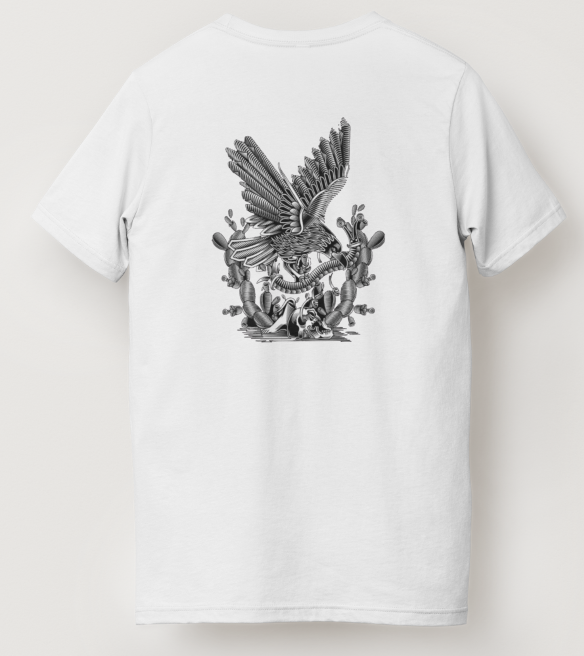 EAGLE, CACTUS AND SNAKE