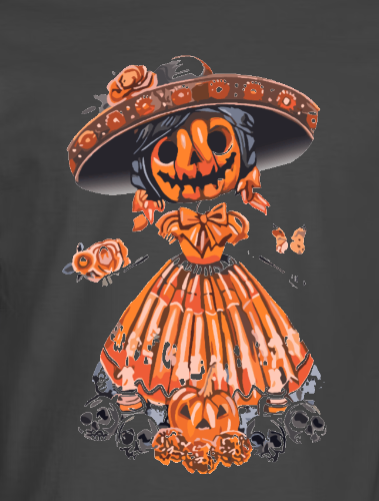 PUMPKIN MARIACHI WOMAN