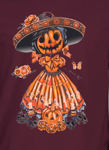 PUMPKIN MARIACHI WOMAN