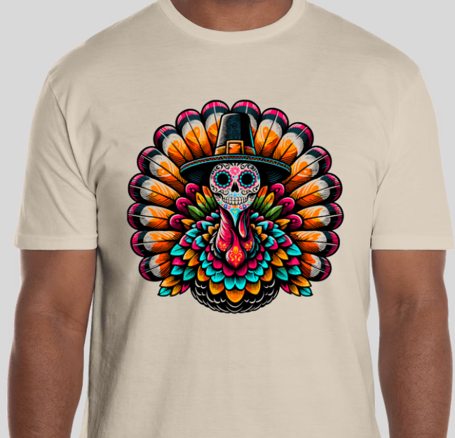 Sugar Skull Thanksgiving Turkey