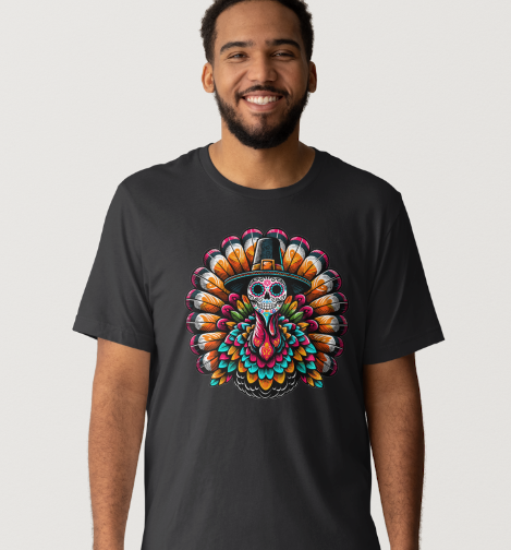 Sugar Skull Thanksgiving Turkey