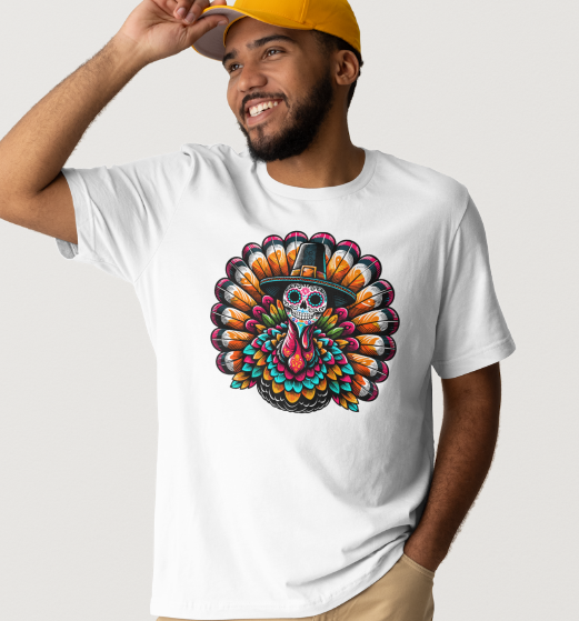 Sugar Skull Thanksgiving Turkey