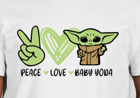 PEASE, LOVE , BABY YODA
