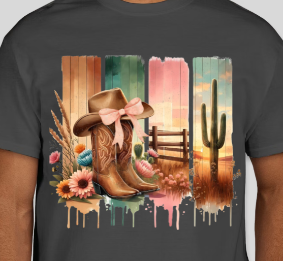 WESTERN COQUETTE COWGIRL BOOTS & HAT