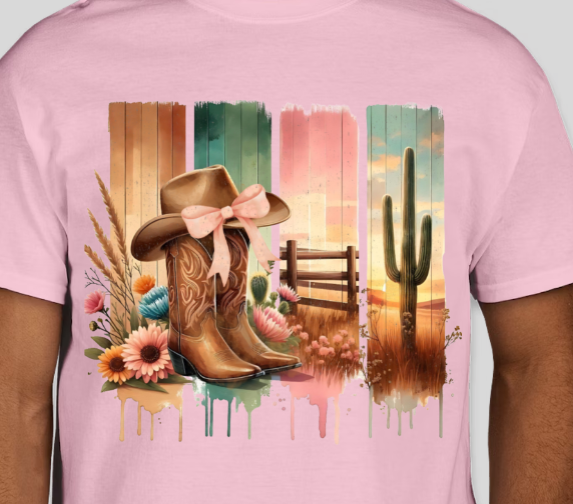 WESTERN COQUETTE COWGIRL BOOTS & HAT