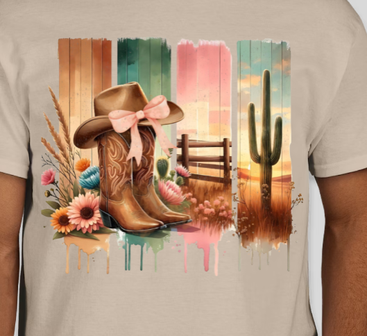 WESTERN COQUETTE COWGIRL BOOTS & HAT