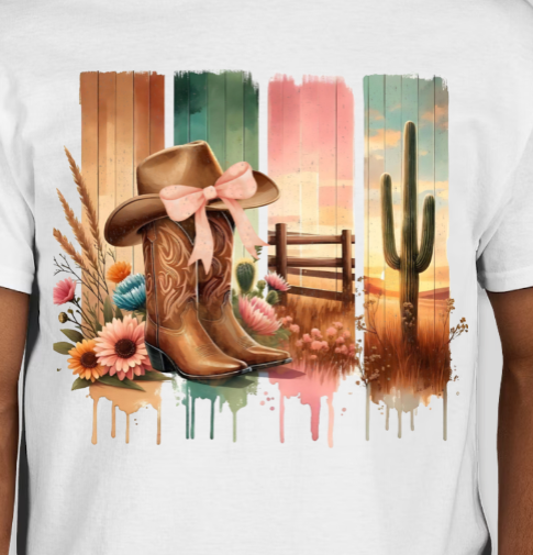 WESTERN COQUETTE COWGIRL BOOTS & HAT