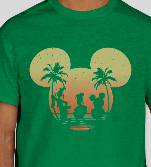 DISNEY MICKEY MOUSE, DONALD DUCK AND GOOFY SUNSET (MATCHING)