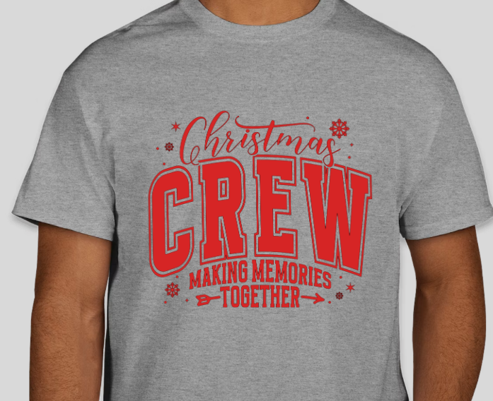 CHRISTMAS CREW MAKING MEMORIES... (FAMILY MATCHING)