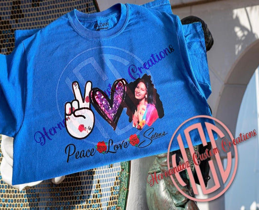 PEACE LOVE SELENA