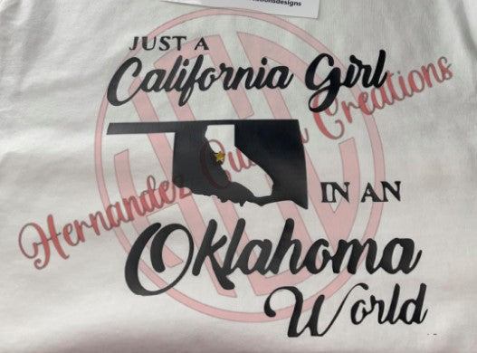CALIFORNIA GIRL IN OKLAHOMA WORLD