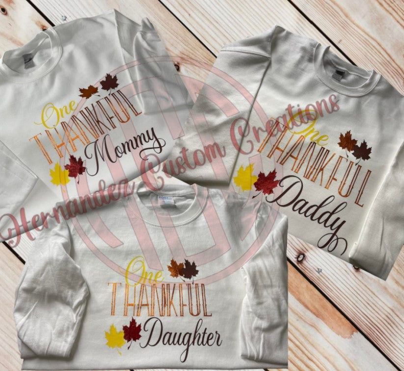 ONE THANKFUL (FAMILY MATCHING)