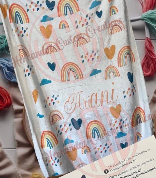 BOHO RAINBOW BLANKET (50X60)